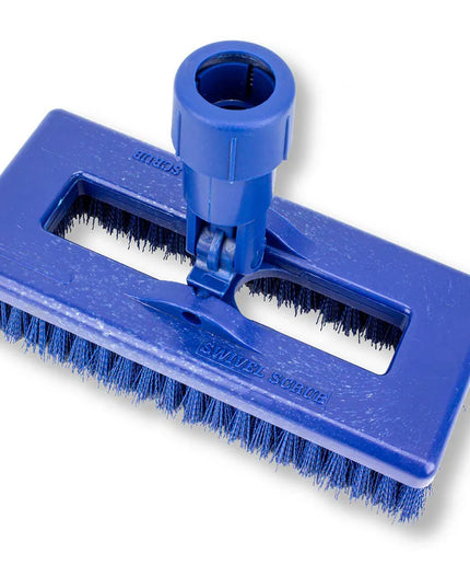 Đầu Bàn Chải Cọ Sàn Xoay Carlisle Swivel Scrub® 3638831EC14 20.3 cm Lông Poly Xanh Dương