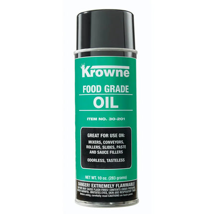 Dầu Bôi Trơn Thực Phẩm Krowne 30-201, Không Silicone, Dùng Cho Máy Trộn, Băng Chuyền, Con Lăn
