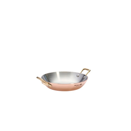 DE BUYER | INOCUIVRE - Serving pan - Ø 160mm - with brass handles