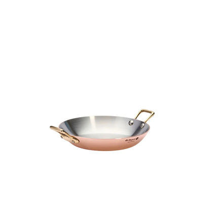DE BUYER | INOCUIVRE - Serving pan - Ø 200mm - with brass handles