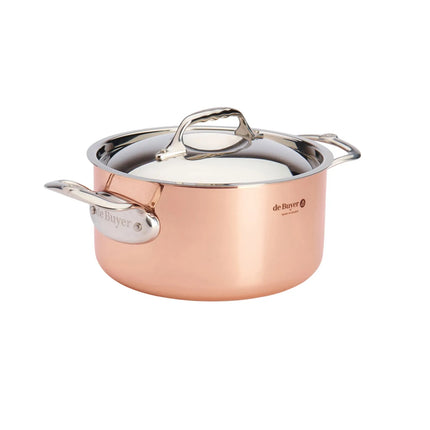 DE BUYER | PRIMA MATERA - Saucepan with lid - Ø 200mm