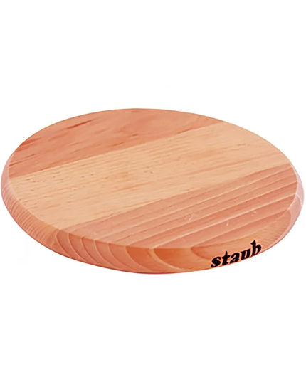 Đế Lót Nồi Tròn Từ Tính Staub 41190742 29.8 cm, Gỗ