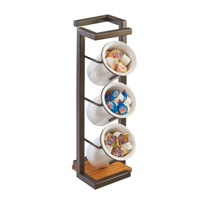 Đế Trưng Bày Dao Muỗng Nĩa Cal-Mil 3912-84 Tròn 17.1 cm 3 Lỗ Cắt Màu Đồng