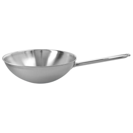 DEMEYERE | Apollo 7 Stainless Steel Wok Pan – Ø 26 cm - Flat Bottom - 2.3 mm - Induction Ready