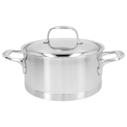 DEMEYERE| Atlantis 7 Casserole with Lid – Ø 20 cm - 18/10 Stainless Steel - Induction Ready