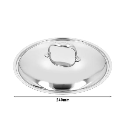 DEMEYERE| Atlantis 7 Universal Lid – Ø 24 cm - 18/10 Stainless Steel - Form Handle