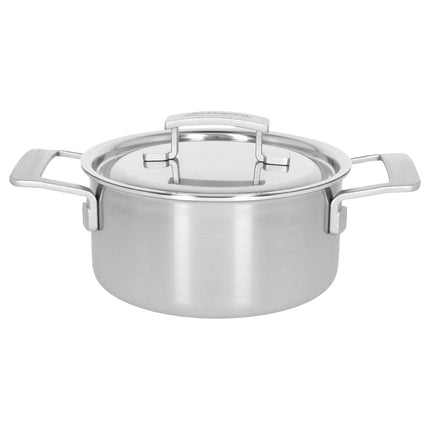 DEMEYERE | Industry 5 Roasting Pot with Lid – Ø240 mm – 18/10 Stainless Steel – Induction Ready