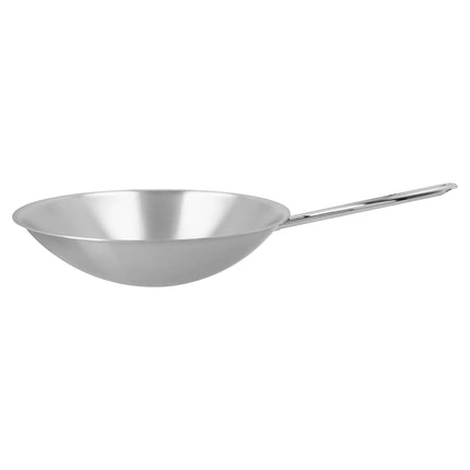 DEMEYERE | Round-Bottom Stainless Steel Wok Pan – Ø36 cm - Induction-Ready - Dishwasher-Safe