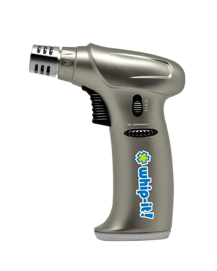 Đèn Khò Ẩm Thực Dùng Gas Butane Whip-It! - Đánh Lửa Piezo, Lửa Điều Chỉnh, Bạch Kim (TC-STEA-16)