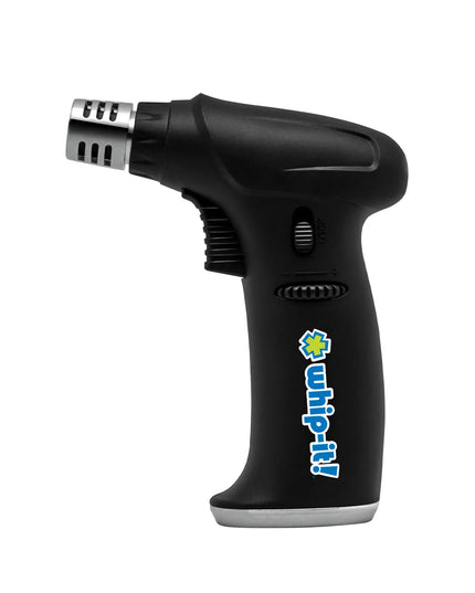 Đèn Khò Ẩm Thực Dùng Gas Butane Whip-It! - Đánh Lửa Piezo, Lửa Điều Chỉnh, Đen (TC-STEA-05)
