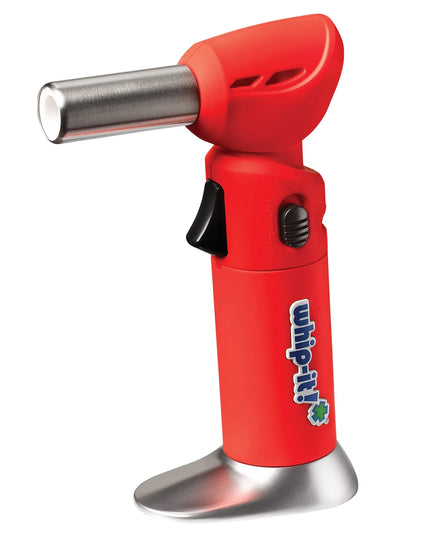 Đèn Khò Ẩm Thực Dùng Gas Butane Whip-It! - Đầu Xoay, Lửa Điều Chỉnh, Đỏ (TC-FLEX-03R)