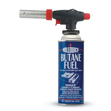 Đèn Khò Đầu Bếp Chuyên Nghiệp Hollowick CT200 237ml - Đánh Lửa Tự Động Nút Nhấn, Thiết Bị Chống Lóa Lửa