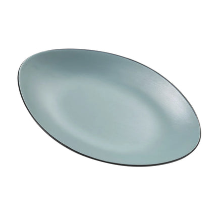Đĩa Ăn Bầu Dục Melamine Yanco BM-213TL 34.3 x 21.6 cm - Xanh Teal