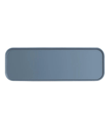 Đĩa Ăn Chữ Nhật Melamine Cal-Mil 22025-412-111 - 33cm x 10.2cm, Stone Blue