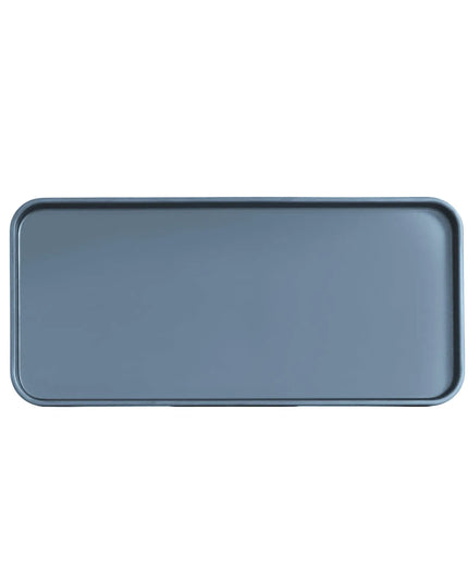 Đĩa Ăn Chữ Nhật Melamine Cal-Mil 22025-613-111 33 x 15.2 cm - Stone Blue