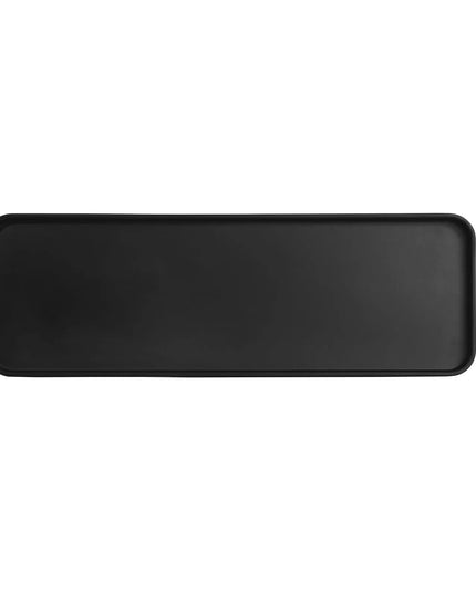 Đĩa Ăn Chữ Nhật Nhựa Melamine Cal-Mil 22025-618-13 - 45.7cm x 15.2cm, Màu Đen