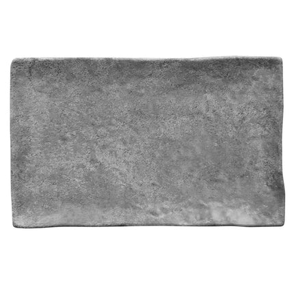 Đĩa Ăn Chữ Nhật Nhựa Melamine Elite Global Solutions - 26 cm x 16.5 cm, Đen Than (D61014RC-CO)