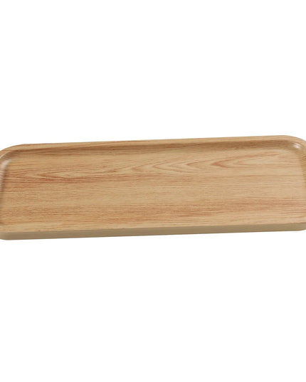 Đĩa Ăn Chữ Nhật Nhựa Melamine Yanco WD-2213 - 32.7cm x 12.7cm, Golden Oak