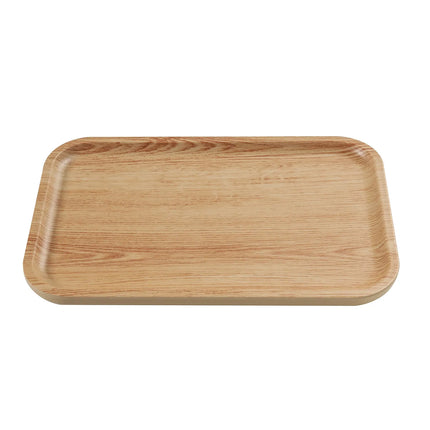 Đĩa Ăn Chữ Nhật Nhựa Melamine Yanco WD-2215 - 35.9cm x 23.5cm, Màu Golden Oak