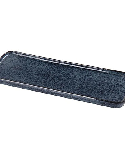 Đĩa Ăn Chữ Nhật Yanco BL-515 Blue Star 40.3 x 14 cm - Gốm Sứ