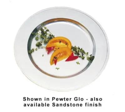 Đĩa Ăn Có Gờ Bon Chef 1022P 27.9 cm - Nhôm Lớp Mạ Pewter-Glo