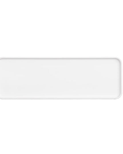 Đĩa Ăn Melamine Chữ Nhật Cal-Mil 22025-618-15 45.7 x 15.2 cm, Màu Trắng