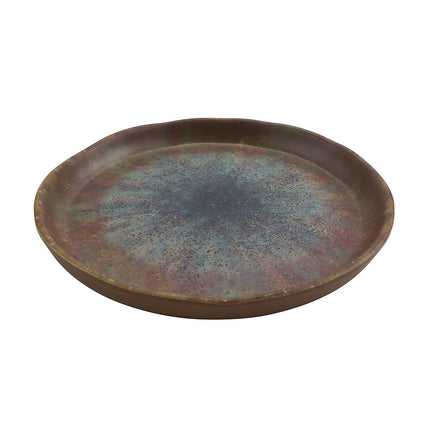 Đĩa Ăn Melamine Tròn GET 20.3cm, Màu Clay Azul Iris (20009-CAI)