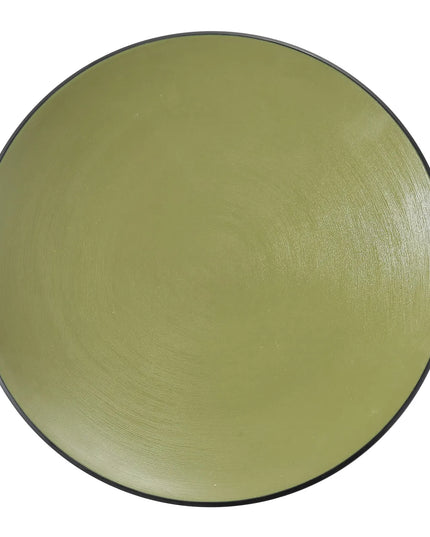 Đĩa Ăn Melamine Tròn Yanco BM-107GR 19.1 cm, Màu Xanh Lá