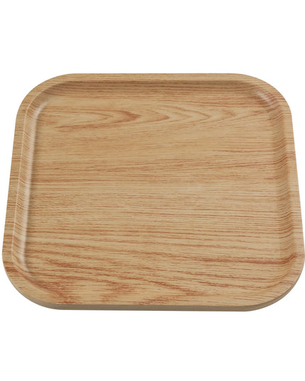Đĩa Ăn Tối Vuông Melamine Yanco WD-2110 24.8 cm, Golden Oak