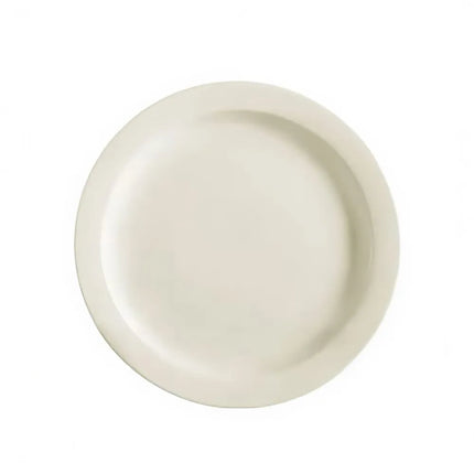 Đĩa Ăn Tròn CAC 24.8cm Dòng NRC - Sành, Màu American White (NRC-9)