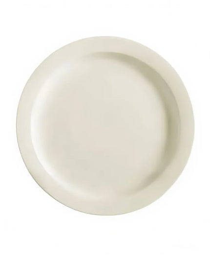 Đĩa Ăn Tròn CAC Dòng NRC 22.9 cm - Sứ Stoneware, Trắng American (NRC-8)