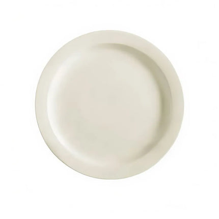 Đĩa Ăn Tròn CAC Dòng NRC 22.9 cm - Sứ Stoneware, Trắng American (NRC-8)