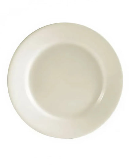 Đĩa Ăn Tròn CAC REC 24.8 cm - Gốm Sứ Stoneware, Màu American White (REC-9)