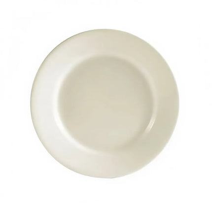Đĩa Ăn Tròn CAC REC 24.8 cm - Gốm Sứ Stoneware, Màu American White (REC-9)