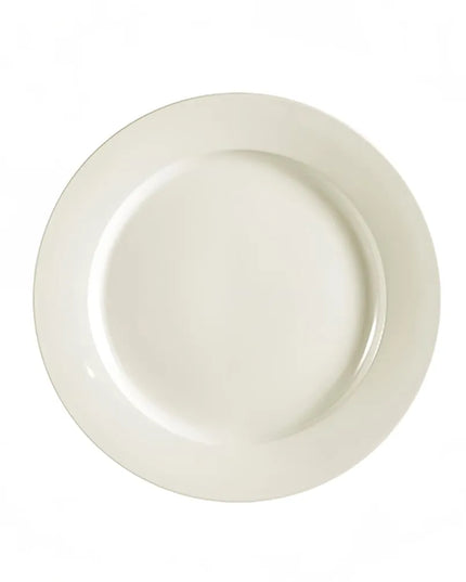 Đĩa Ăn Tròn CAC REC 26.7 cm - Gốm Stoneware, Trắng American White (REC-16)