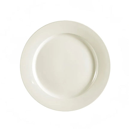 Đĩa Ăn Tròn CAC REC 26.7 cm - Gốm Stoneware, Trắng American White (REC-16)