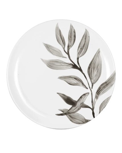 Đĩa Ăn Tròn Cal-Mil 22351-7-118 17.8 cm Melamine, Trắng/Đen