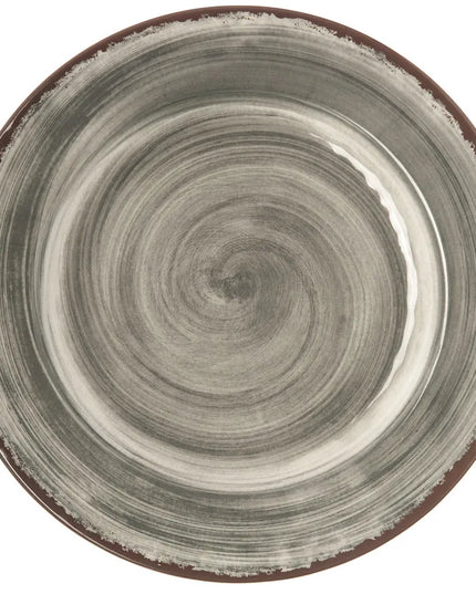 Đĩa Ăn Tròn Carlisle Nhựa Melamine 27.9 cm, Màu Xám Khói (5400118)