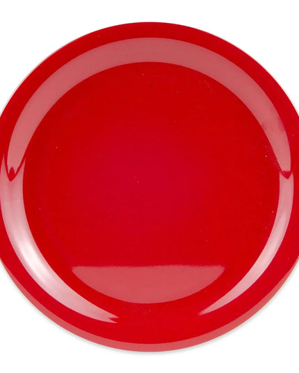 Đĩa Ăn Tròn GET Nhựa Melamine 22.9 cm, Màu Đỏ (NP-9-RSP)