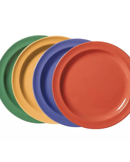 Đĩa Ăn Tròn GET Nhựa Melamine 22.9 cm, Nhiều Màu (DP-909-MIX)