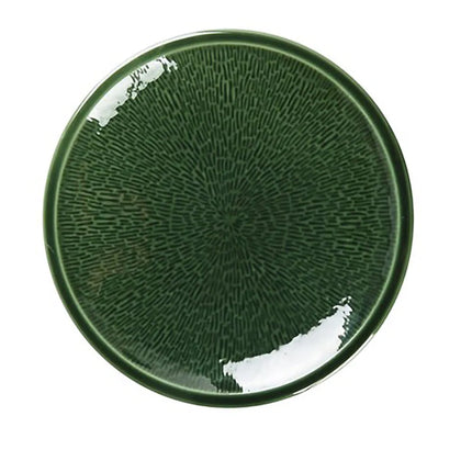 Đĩa Ăn Tròn Lòng Sâu Coupe Yanco GG-110 25.4 cm - Gốm Sứ, Màu Green Gem