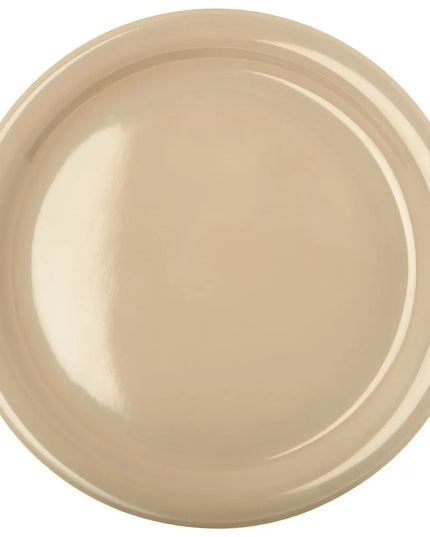 Đĩa Ăn Tròn Nhựa Melamine Carlisle, 22.9 cm, Màu Be (KL20025)