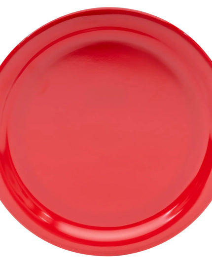 Đĩa Ăn Tròn Nhựa Melamine Carlisle 22.9 cm, Màu Đỏ (KL20005)