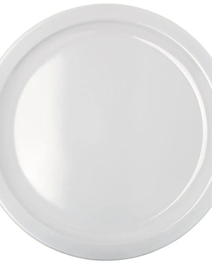 Đĩa Ăn Tròn Nhựa Melamine Carlisle, 25.4 cm, Màu Trắng (KL11602)