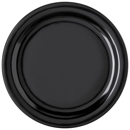 Đĩa Ăn Tròn Nhựa Melamine Carlisle, 26 cm, Màu Đen (4350003)