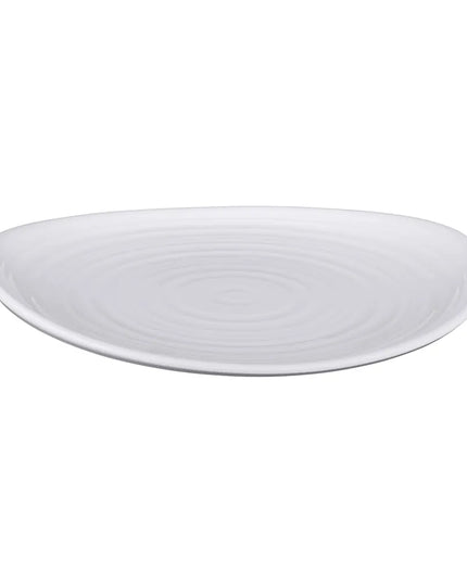 Đĩa Ăn Tròn Nhựa Melamine Elite Global Solutions 25.4 cm, Trắng (DS10-W)