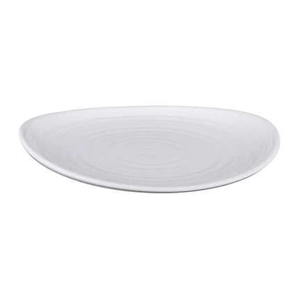 Đĩa Ăn Tròn Nhựa Melamine Elite Global Solutions 25.4 cm, Trắng (DS10-W)