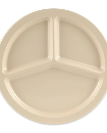 Đĩa Ăn Tròn Nhựa Melamine GET 25.4 cm, Nâu Tan (CP-533-T)