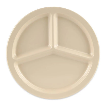 Đĩa Ăn Tròn Nhựa Melamine GET 25.4 cm, Nâu Tan (CP-533-T)
