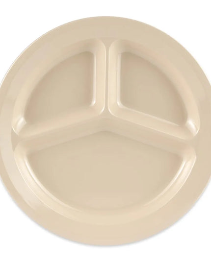 Đĩa Ăn Tròn Nhựa Melamine GET 27.9 cm, Màu Nâu Vàng (CP-532-T)